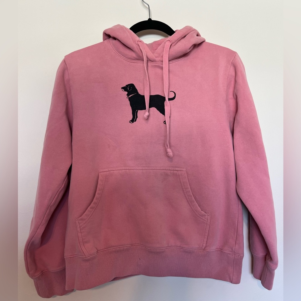 The Black Dog Ladies Classic Hooded Pullover  Size Small